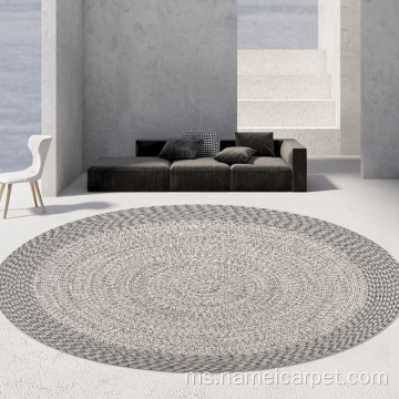 Big Pp Bigeted Round Rug Permaidani Luar Dalaman